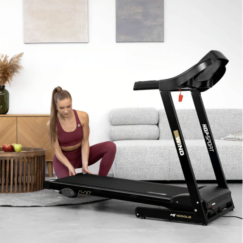 Беговая дорожка  Hop-Sport HS-1000LB Wind Grey - фото №7